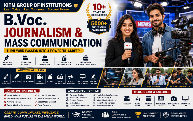 B.Voc. Journalism & Mass Communication (BJMC)